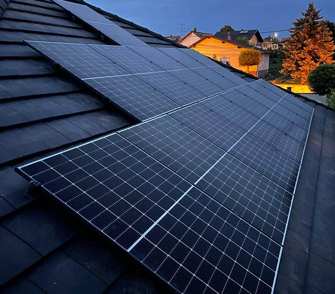 autoconsommation et stockage virtuel panneaux photovoltaïques Hambach